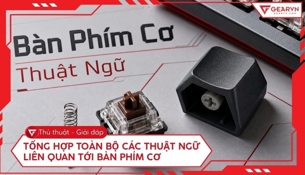 Tổng hợp thuật ngữ bàn phím cơ đầy đủ nhất cho người mới