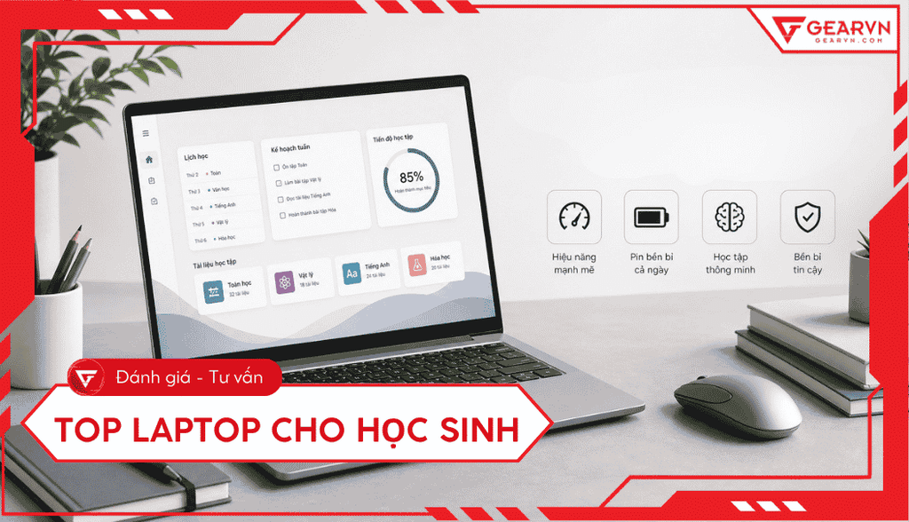 Top 10 laptop cho học sinh tốt, đáng mua theo ngân sách
