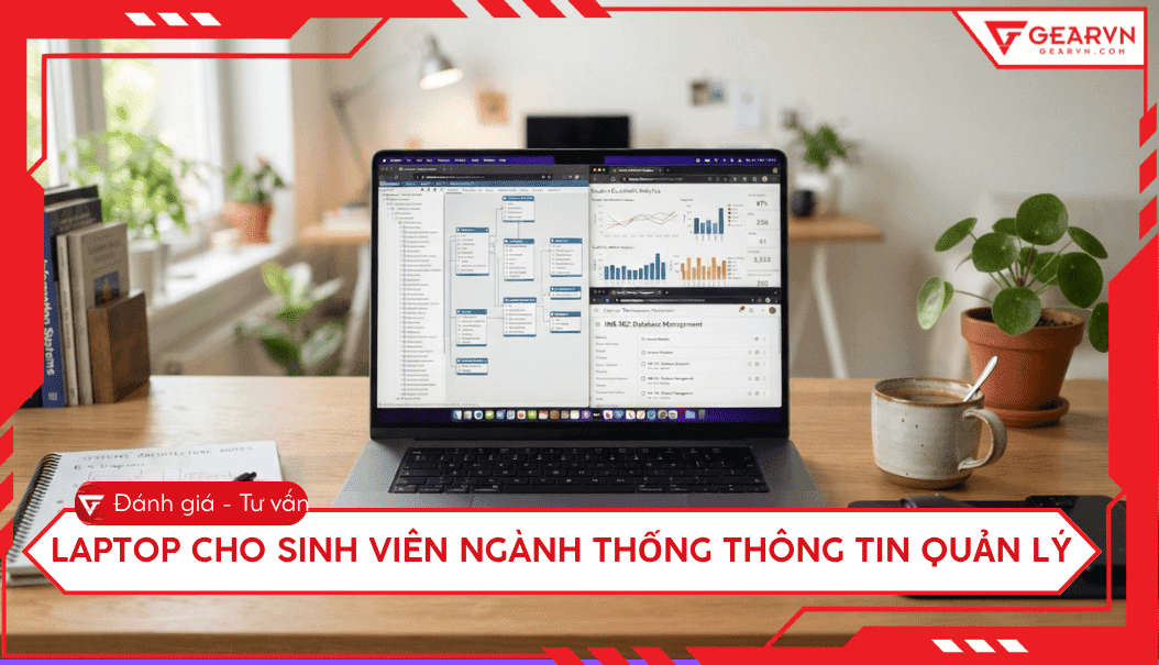 Top 5 laptop cho sinh viên ngành Hệ thống thông tin quản lý 2026