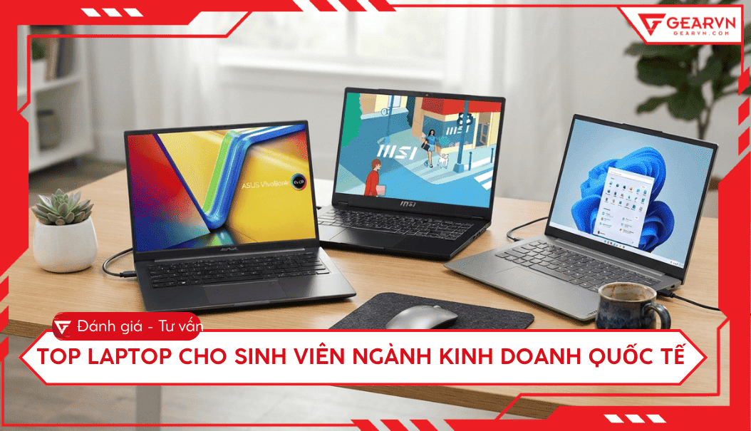 Top 5 laptop cho sinh viên ngành Kinh doanh quốc tế đáng mua