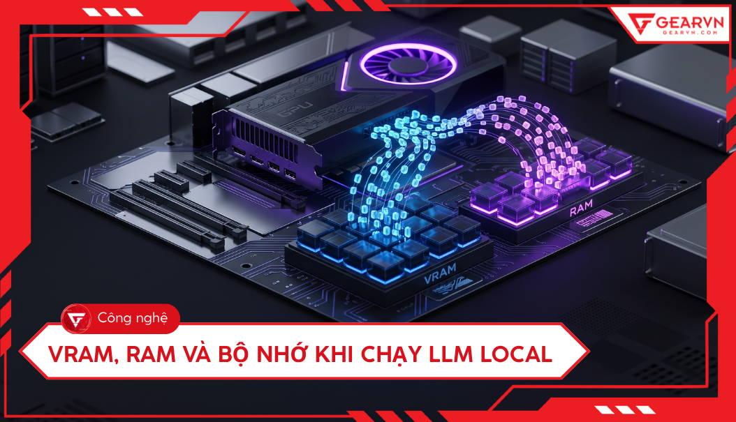VRAM, RAM và bộ nhớ khi chạy LLM Local: Cách tính đúng