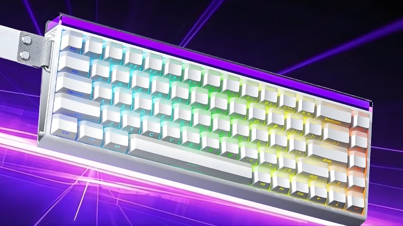 Bàn phím AULA HERO68HE có thiết kế hiện đại và tinh tế