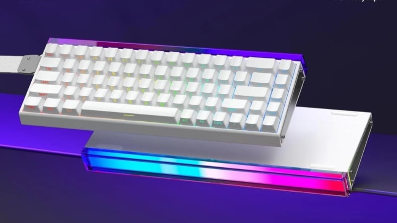 Bàn phím AULA HERO68HE có đèn LED RGB tùy biến