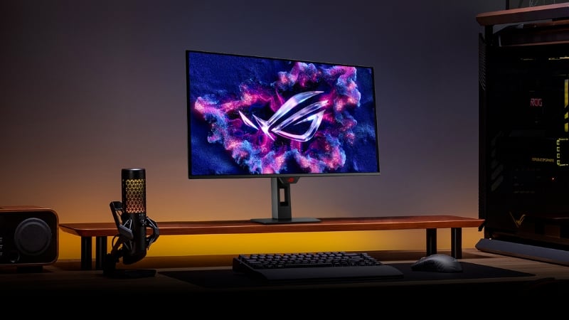 Màn hình Asus ROG Strix XG27ACDMS có vẻ ngoài phong cách