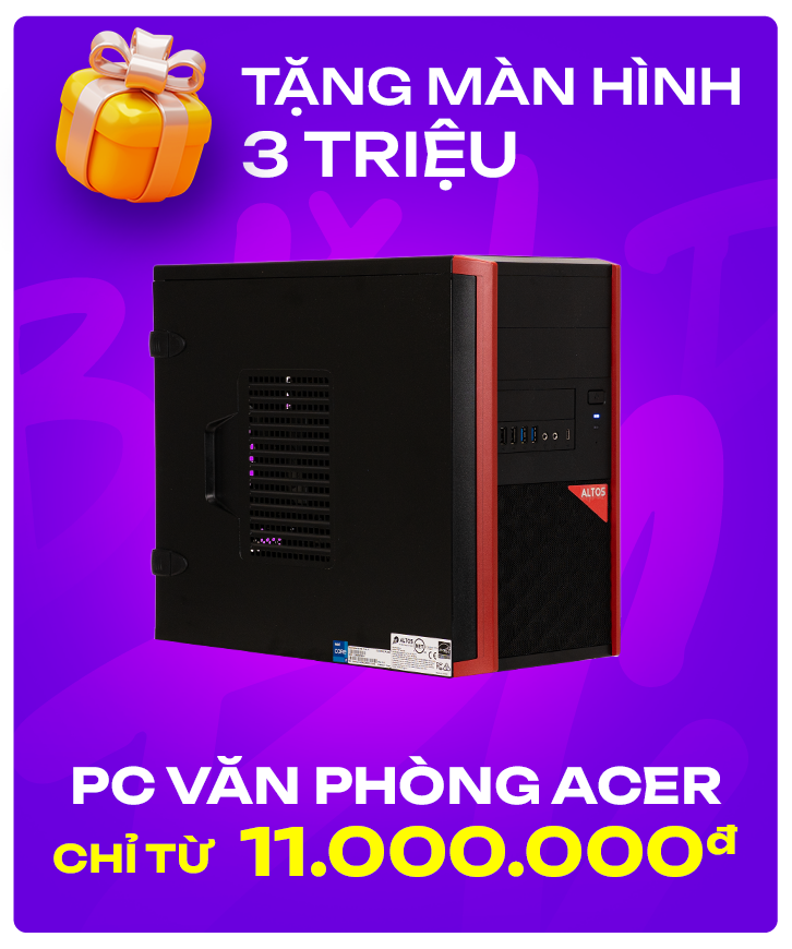 PC Gaming, máy tính để bàn chính hãng, giá rẻ, trả góp 0%