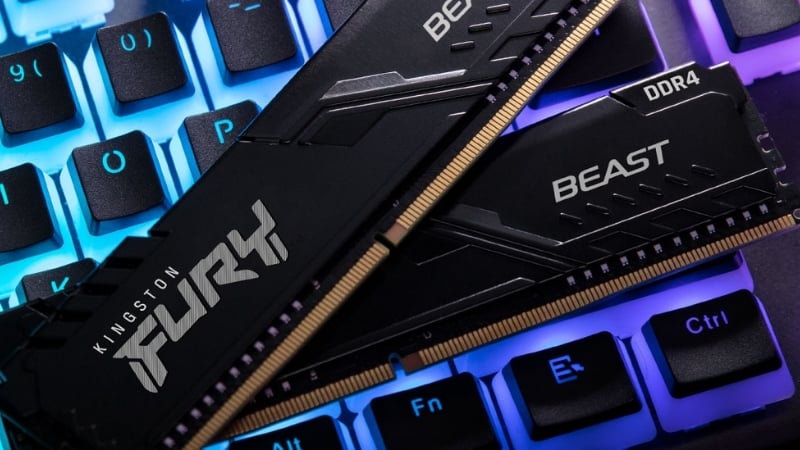 Ram Kingston Fury 1x8GB 3200 Beast sử dụng chuẩn Non-ECC quen thuộc