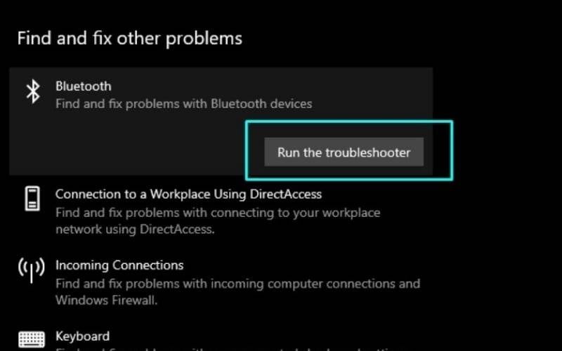 Chạy Windows Troubleshooter để Windows tự kiểm tra