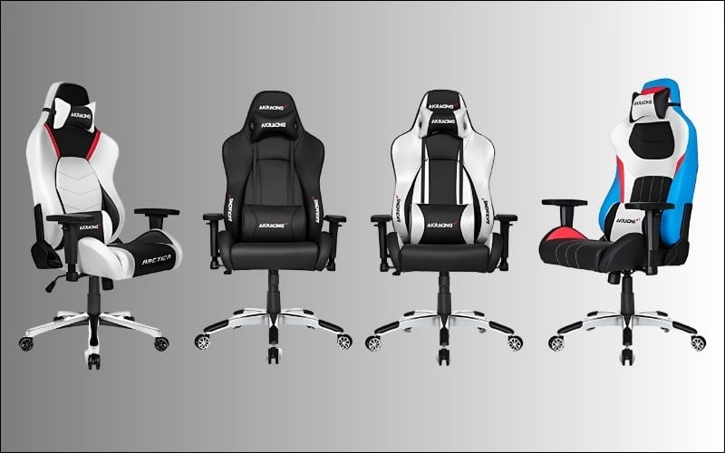 AKRacing Masters Series cao cấp có&nbsp;khung rộng, đệm dày thoải mái và êm ái