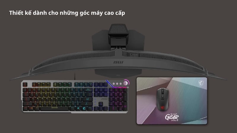 Màn hình cong MSI MAG 341CQP có thiết kế hiện đại