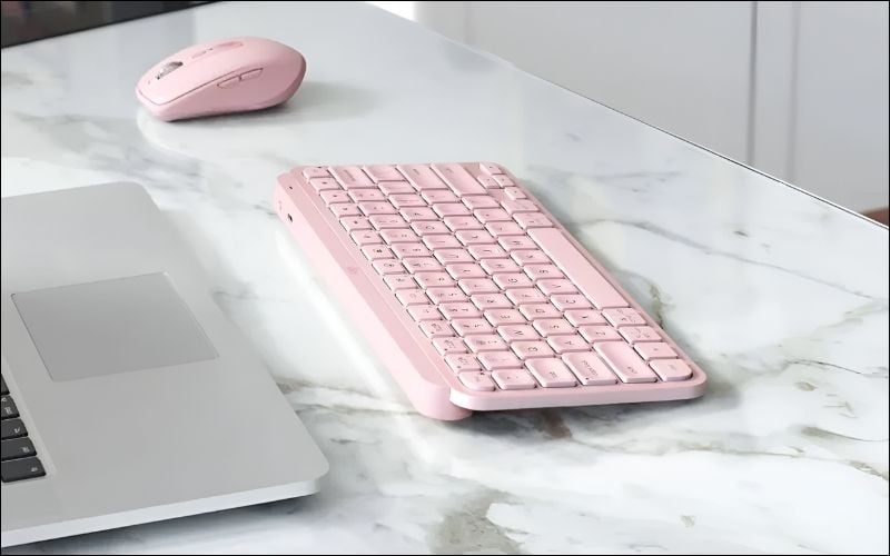 Bàn phím không dây Logitech MX Keys Mini - Rose