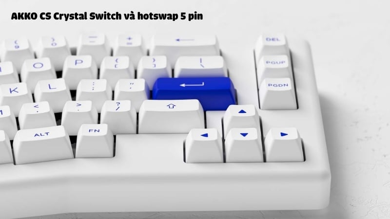 Bàn phím AKKO ACR Pro Alice Plus Spray Paint White AKKO CS switch ...