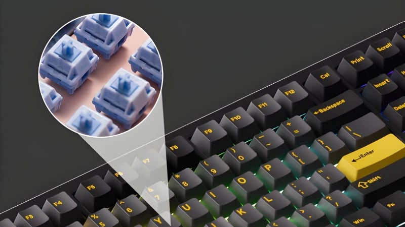 Bàn phím AKKO TAC87 3 MODE hỗ trợ Hotswap&nbsp;5-pin tự do hoá