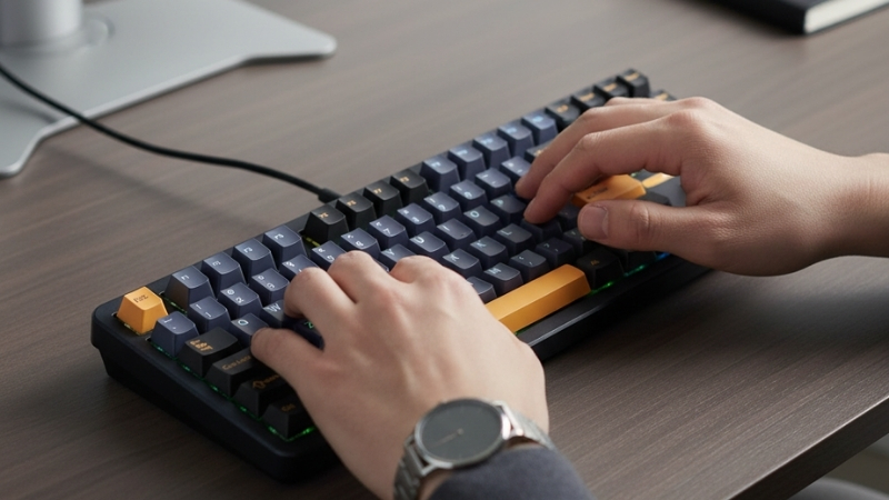 Bàn phím AKKO TAC87 3 MODE Horizon Mirror switch cho trải nghiệm gõ êm ái