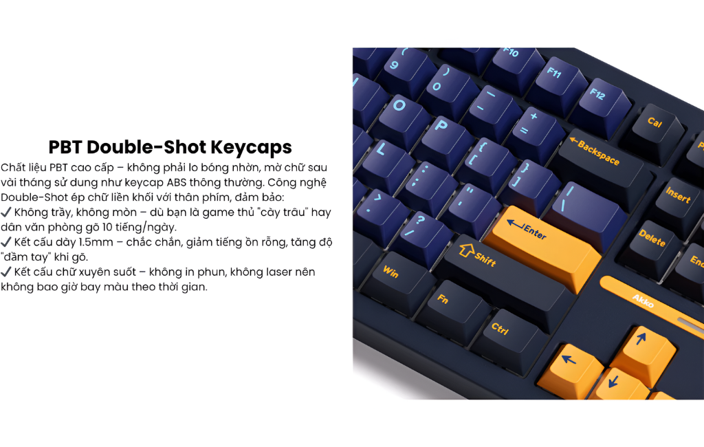 GEARVN - Bàn phím AKKO TAC87 3 MODE Horizon Mirror switch