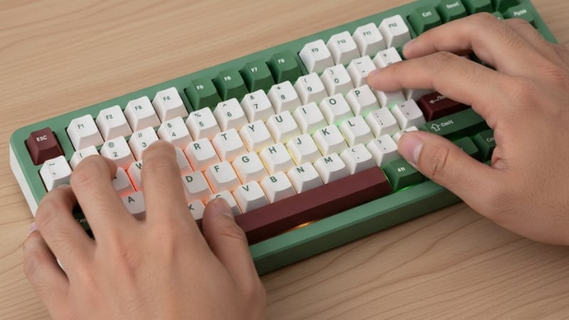 Bàn phím AKKO TAC87 3 MODE Matcha cho trải nghiệm gõ êm ái
