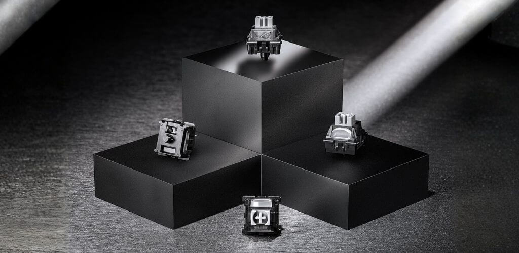 Điểm nổi bật của bàn phím là switch từ tính ROG HFX