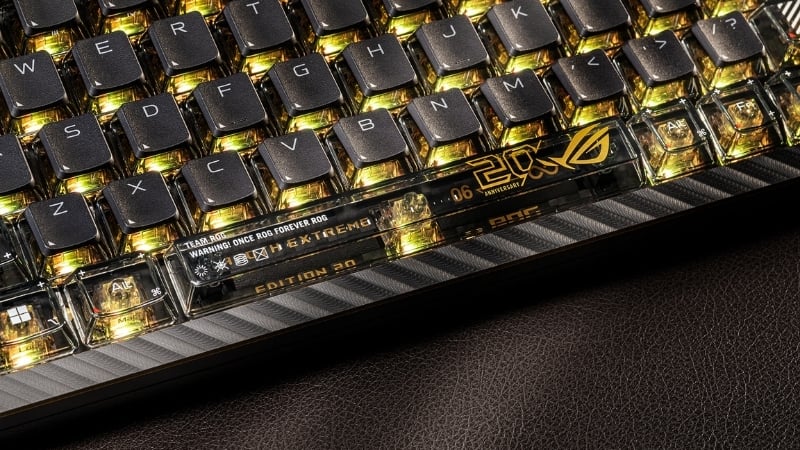 Bàn phím ASUS M709 ROG AZOTH EXTREME E20 NX Snow có switch NX Snow gõ mượt mà