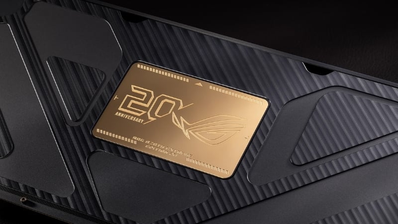 Bàn phím ASUS M709 ROG AZOTH EXTREME E20 NX Snow có thiết kế mang đậm dấu ấn ROG