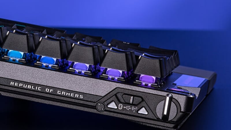 Bàn phím ASUS ROG Falcata Gaming kết nối đa dạng