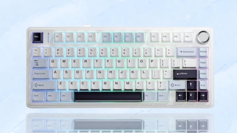 Bàn phím AULA F75 Max TM F7516 có thiết kế 75% 80 phím