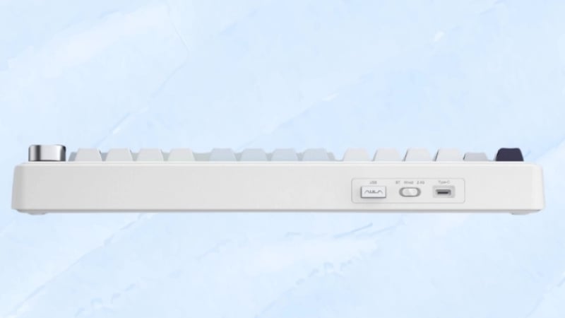 Bàn phím AULA F75 Max TM F7516 có kết nối 3 chế độ linh hoạt