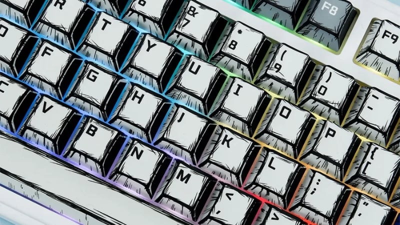 Bàn phím AULA F75 TM F7521 có hệ thống đèn RGB và tùy chỉnh