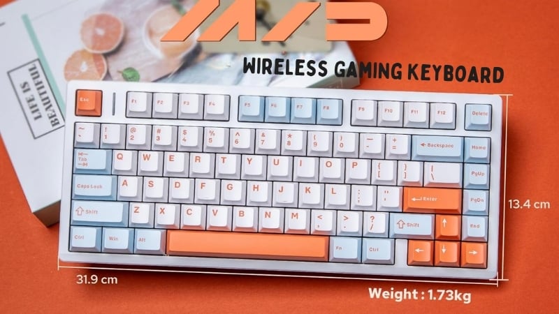Bàn phím AULA M75 TM M7501 có layout 81 phím gọn gàng