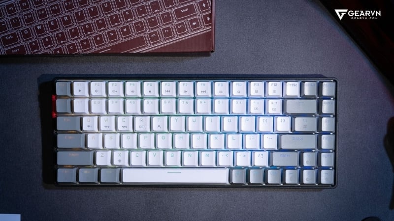 Bàn phím E-Dra EK384 Triple Mode Beta Brown Switch có phối màu Beta hiện đại