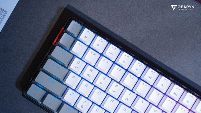 Bàn phím E-Dra EK384 Triple Mode Beta Brown Switch có đèn nền RGB tùy chỉnh