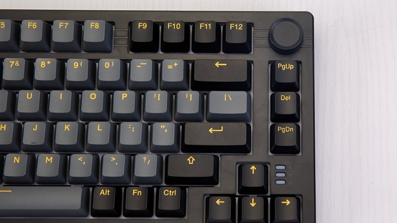 Bàn phím cơ DareU EK75 Pro Triple Mode Black Golden Dream switch có keycap PBT Double-Shot bền bỉ