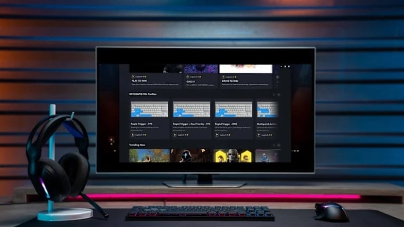 Bàn phím Logitech G515 RAPID TKL RGB Black có thể tùy biến qua G HUB
