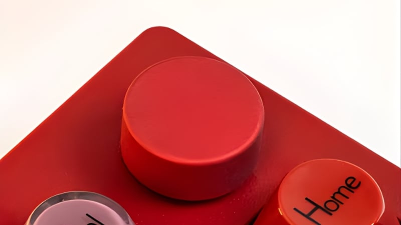 Bàn phím có dây Veekos K75 Wined Red có núm xoay tiện lợi
