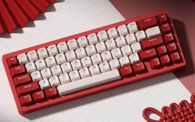 Layout 60% rất gọn nhưng cần thời gian làm quen vì thiếu nhiều phím riêng