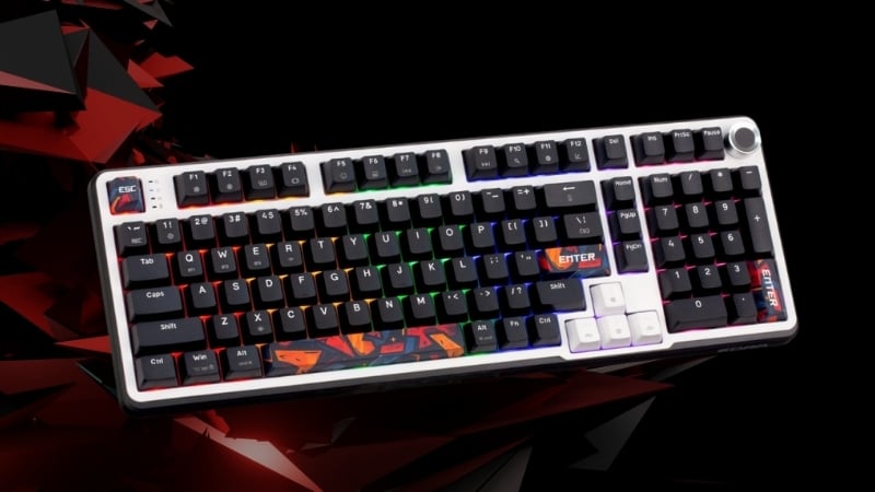 Bàn phím cơ E-Dra EK398S Red Switch được trang bị cổng Type-C