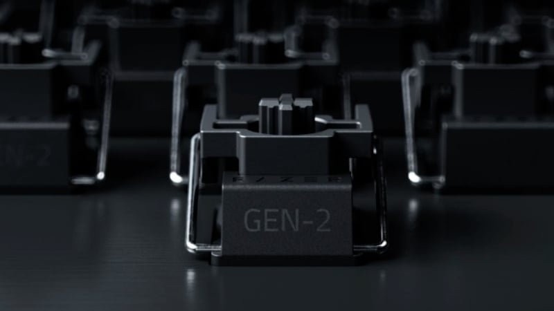 Bàn phím cơ Razer Huntsman V3 Pro 8KHz có switch Razer Analog Optical Gen‑2