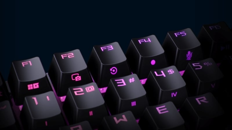 Bàn phím gaming ASUS XA14 ROG STRIX SCOPE II X NX Storm có phím nóng cho stream