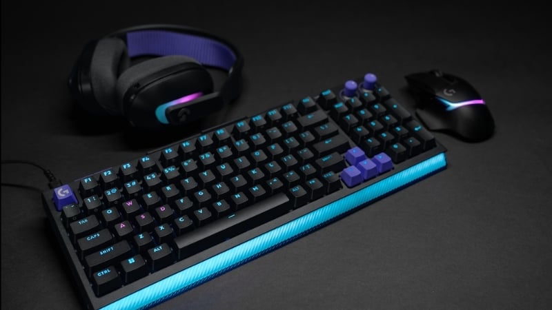 Bàn phím Logitech G512 X 98 TMR 8K Black có thanh đèn LIGHTSYNC RGB