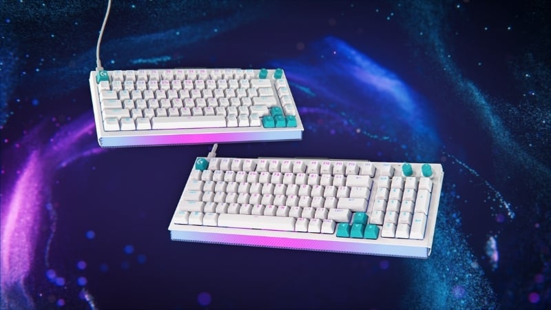 Bàn phím Logitech G512 X 98 TMR 8K White sở hữu màu trắng hiện đại