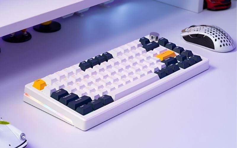 Bàn phím cơ&nbsp;Durgod MK 75 White Brown Switch