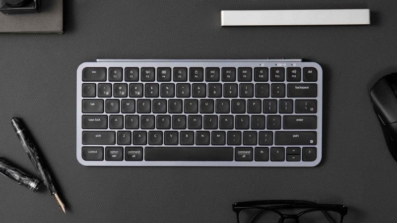 Bàn phím Keychron B1P-K9 Deep Black có thời lượng pin đủ dùng trong nhiều tháng