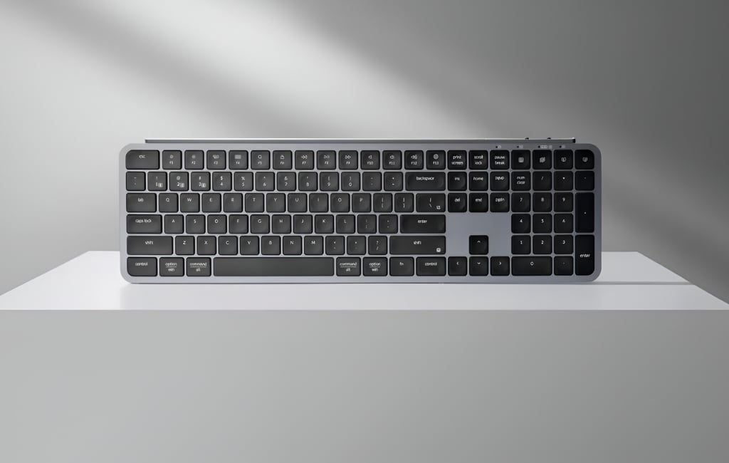 GEARVN - Bàn phím Keychron B6P-K1 Space Gray Scissor