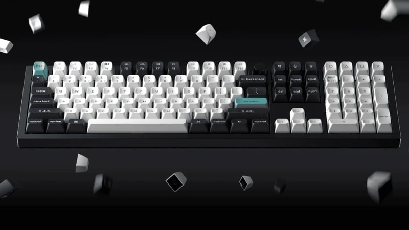 Bàn phím Keychron Q6M-M1 Carbon Black có thiết kế nhôm CNC
