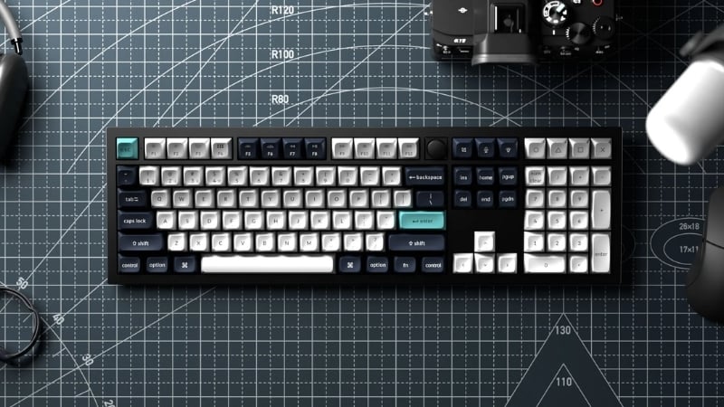 Bàn phím Keychron Q6M-M1 Carbon Black linh hoạt với 3 chế độ kết nối