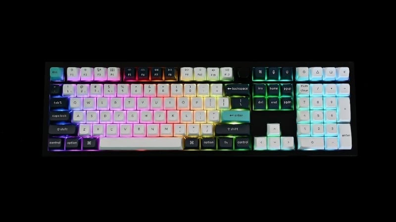 Bàn phím Keychron Q6M-M1 Carbon Black sở hữu đèn nền RGB south-facing đẹp mắt