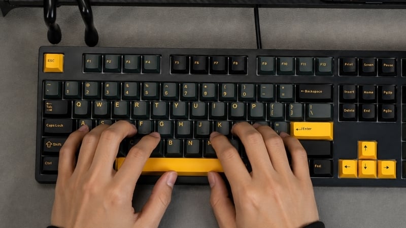 Bàn phím không dây AKKO 3108RF V3 Black&Gold hỗ trợ N-Key Rollover cho gõ nhanh
