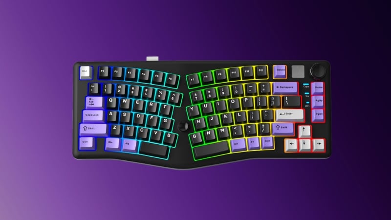 Bàn phím Leobog A75 TM A7505 có đèn RGB tùy chỉnh sinh động