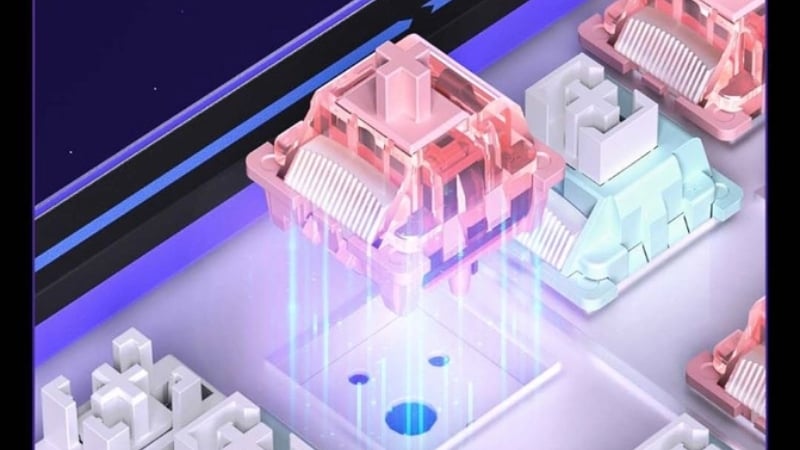 Bàn phím Leobog AMG65 TM AMG6501 có Hot-swap tiện dụng