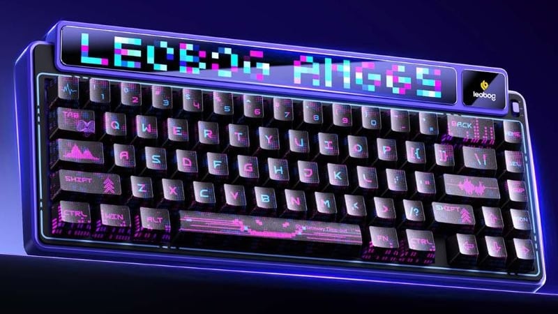 Bàn phím Leobog AMG65 TM AMG6501 có thiết kế&nbsp;nhỏ gọn cho&nbsp;không gian làm việc