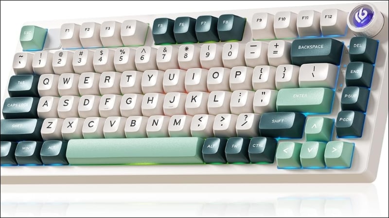 Bàn phím Leobog Hi75C PRO TM HI7507 có thiết kế Misty green