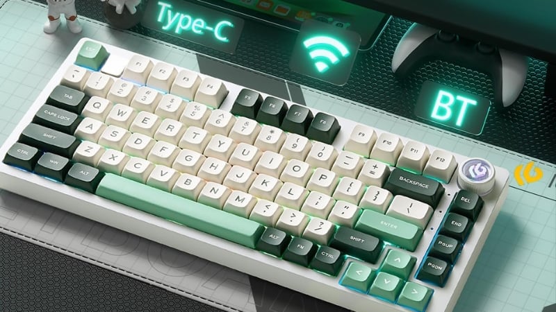 Bàn phím Leobog Hi75C PRO TM HI7507 kết nối ba chế độ tiện lợi